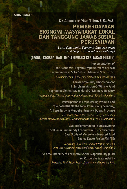 Sampul buku Pemberdayaan Ekonomi...